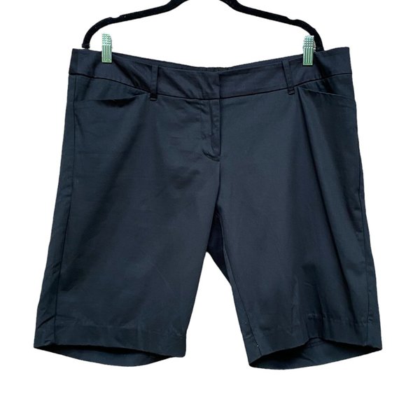 MOSSIMO Stretch Extensible Black Shorts Size 16 - Picture 1 of 4
